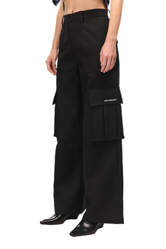 Black Cargo Pants - ANN ANDELMAN