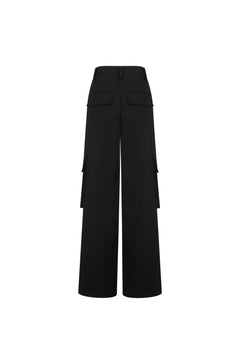 Black Cargo Pants - ANN ANDELMAN