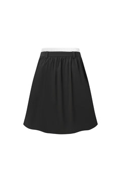 Black Cargo Pocket Long Skirt - ANN ANDELMAN