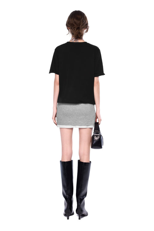 Black Casual T-Shirt - ANN ANDELMAN