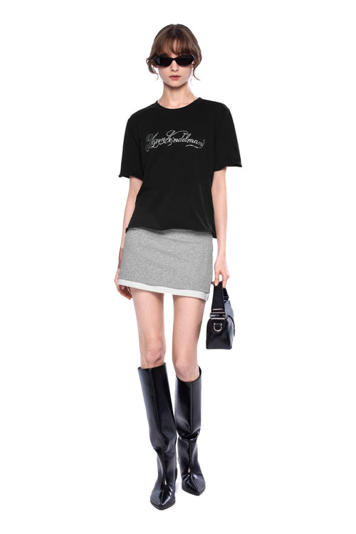 Black Casual T-Shirt - ANN ANDELMAN