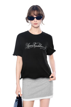 Black Casual T-Shirt - ANN ANDELMAN