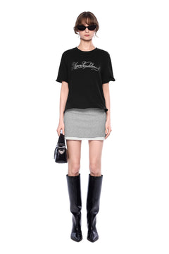 Black Casual T-Shirt - ANN ANDELMAN