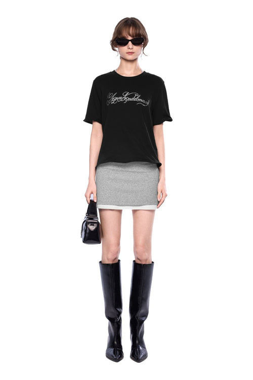 Black Casual T-Shirt - ANN ANDELMAN