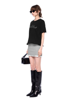 Black Casual T-Shirt - ANN ANDELMAN