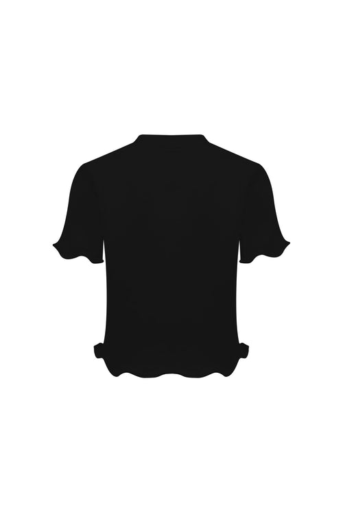 Black Casual T-Shirt - ANN ANDELMAN