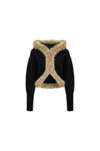 Black Curved Hem Knit - ANN ANDELMAN