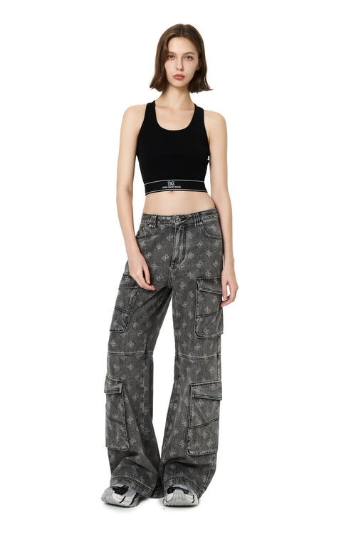 Black Cutout Tank Top - ANN ANDELMAN