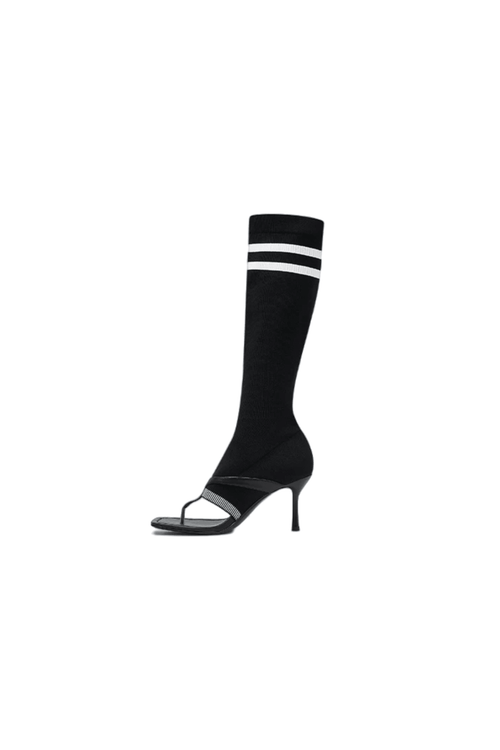 Black Elastic Stockings and High Heels - ANN ANDELMAN