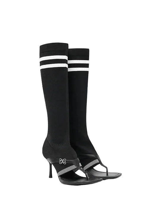 Black Elastic Stockings and High Heels - ANN ANDELMAN