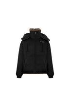 Black Fake Two - Piece Down Jacket - ANN ANDELMAN