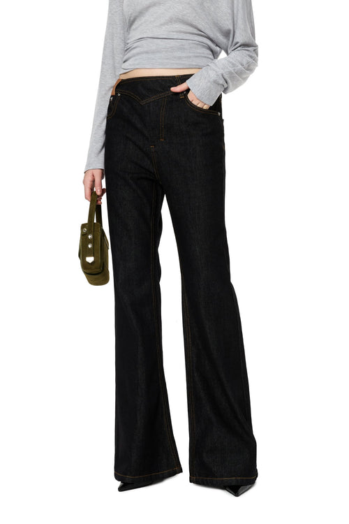 Black Flared Jeans - ANN ANDELMAN