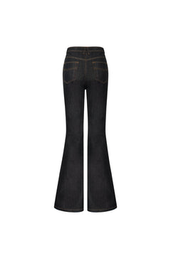 Black Flared Jeans - ANN ANDELMAN