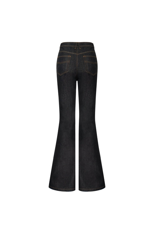 Black Flared Jeans - ANN ANDELMAN