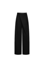 Black Irregular Trousers - ANN ANDELMAN