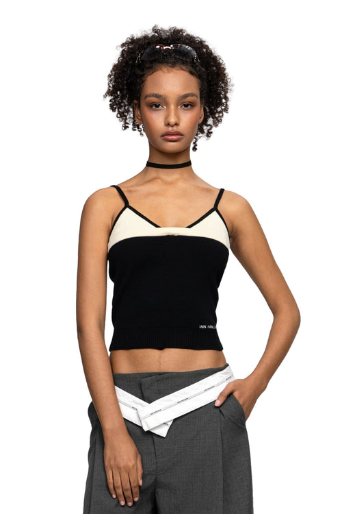 Black Knitted Vest - ANN ANDELMAN