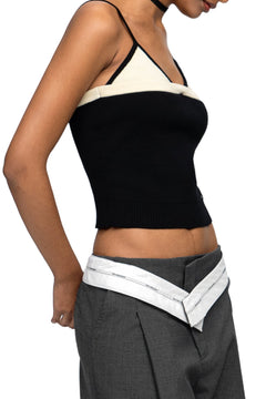 Black Knitted Vest - ANN ANDELMAN