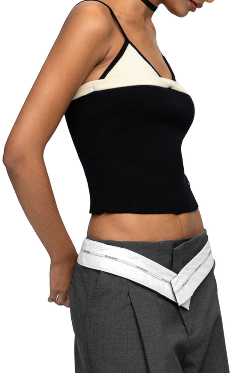 Black Knitted Vest - ANN ANDELMAN