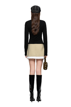 Black Knotted Shirt - ANN ANDELMAN