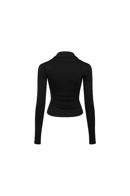 Black Lace Vest Top - ANN ANDELMAN