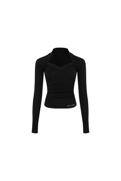 Black Lace Vest Top - ANN ANDELMAN