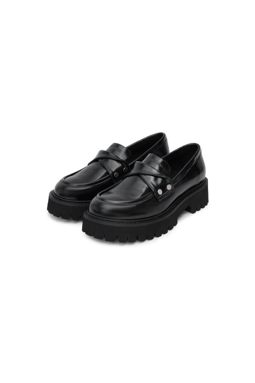 Black loafers - ANN ANDELMAN