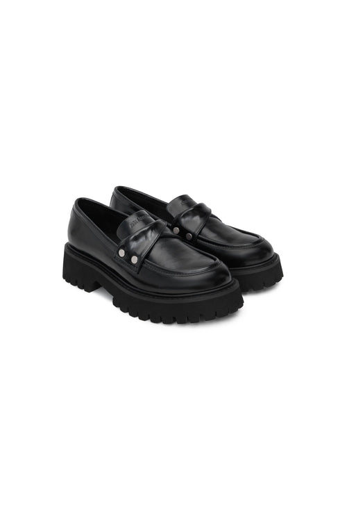 Black loafers - ANN ANDELMAN
