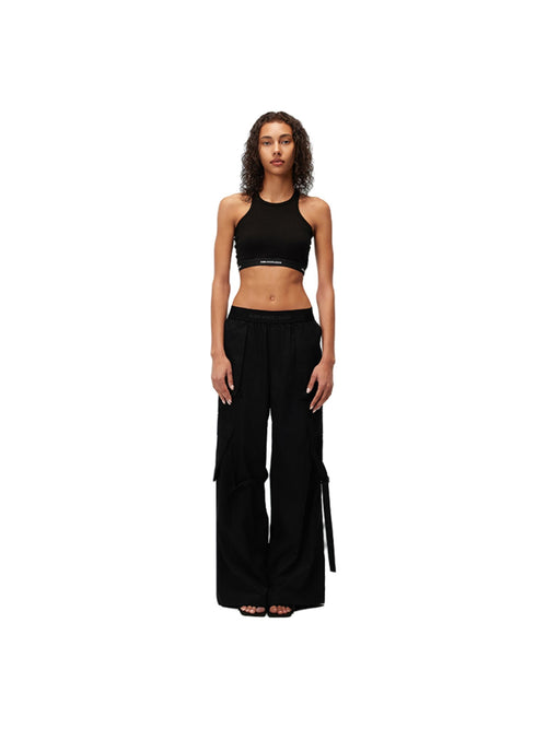 Black Loose Cargo Pants - ANN ANDELMAN