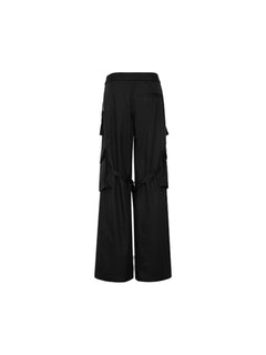 Black Loose Cargo Pants - ANN ANDELMAN