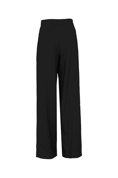 Black Loose Fit Suit Pants - ANN ANDELMAN