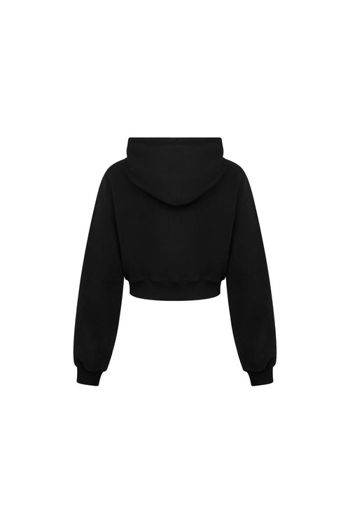 Black Paris Series Envelope Print Sweatshirt - ANN ANDELMAN