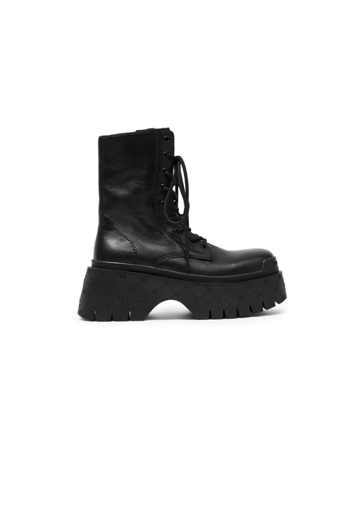 Black Platform Martin Boots - ANN ANDELMAN