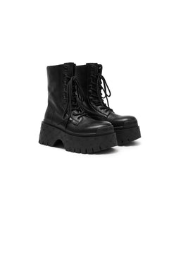 Black Platform Martin Boots - ANN ANDELMAN