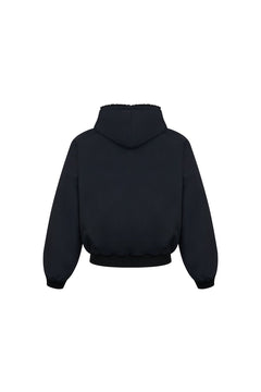 Black Reversible Shearling Puffer Jacket - ANN ANDELMAN