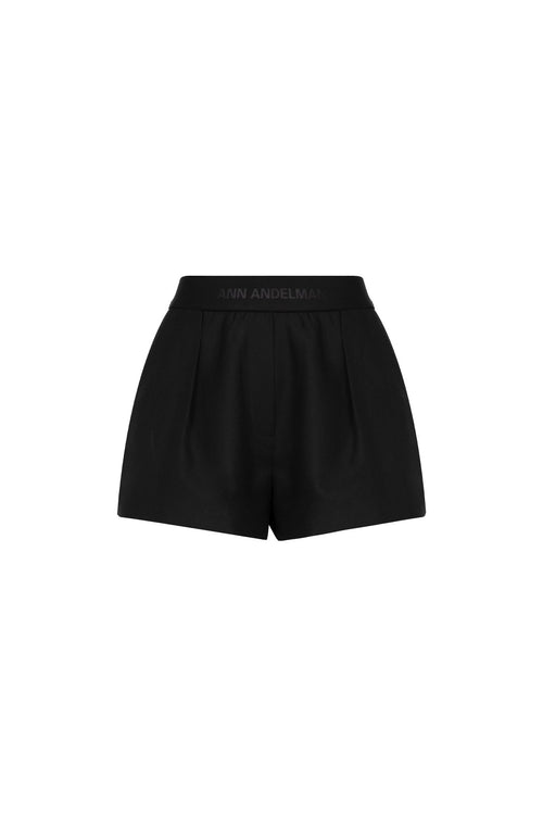 Black Ribbon Shorts - ANN ANDELMAN