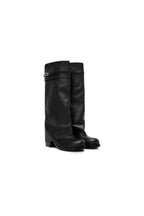 Black Round-toe Boots - ANN ANDELMAN