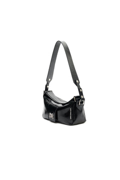 Black Shoulder Crossbody Bag - ANN ANDELMAN