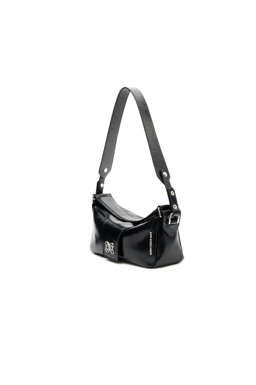 Black Shoulder Crossbody Bag - ANN ANDELMAN