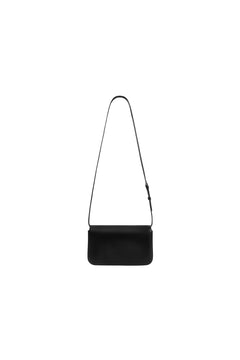 Black Single - piece Flap Logo Bag - ANN ANDELMAN