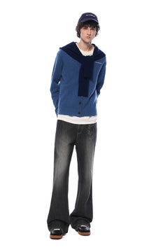 Black Slim - fit Printed Jeans - ANN ANDELMAN