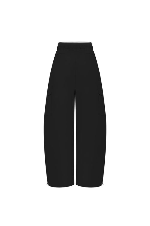 Black Sport Series Illuminated Cargo Pants - ANN ANDELMAN