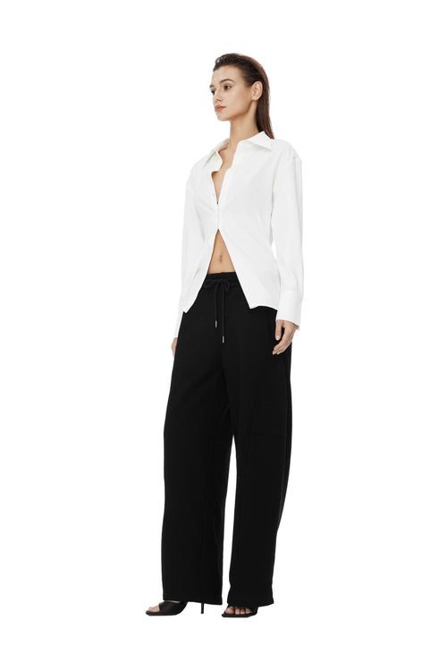 Black Street - style Fleece - lined Pants - ANN ANDELMAN