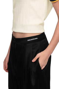 Black Suit Pants - ANN ANDELMAN