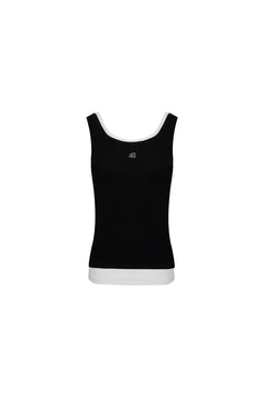 Black Two - piece Vest - ANN ANDELMAN