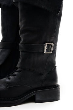 Black Vintage Boots - ANN ANDELMAN