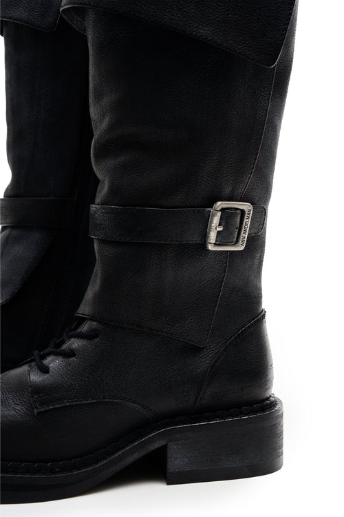 Black Vintage Boots - ANN ANDELMAN