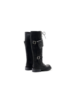 Black Vintage Boots - ANN ANDELMAN