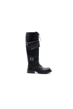 Black Vintage Boots - ANN ANDELMAN
