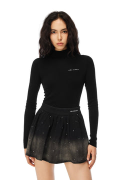 Black Wool Sweater - ANN ANDELMAN