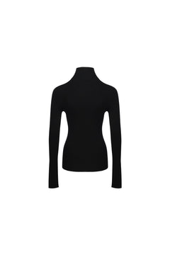 Black Wool Sweater - ANN ANDELMAN